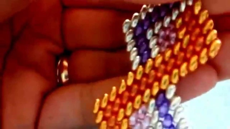 DIY-Tutorial. It. bracciale zig-zag in 5 colori di twinbeads