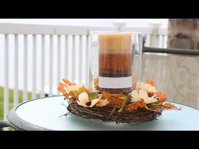 How to Decorate in Fall With an Outdoor Wreath : Ribbons & Wreaths Decorations