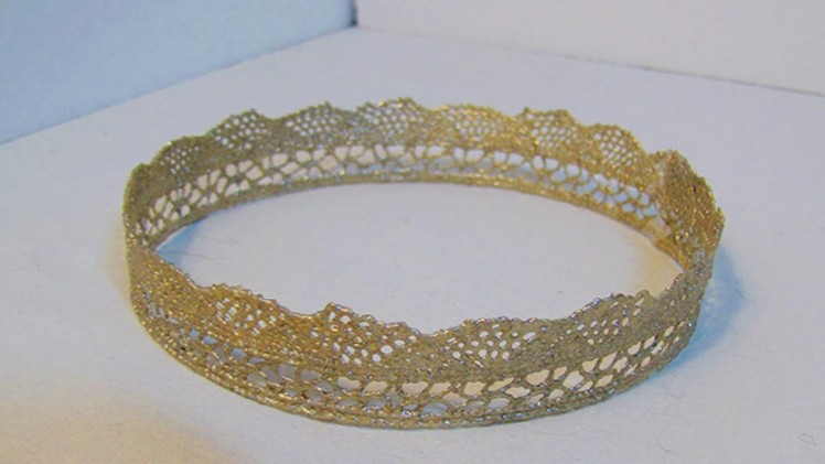 How To Make a Beautiful Lace Crown - DIY Style Tutorial - Guidecentral