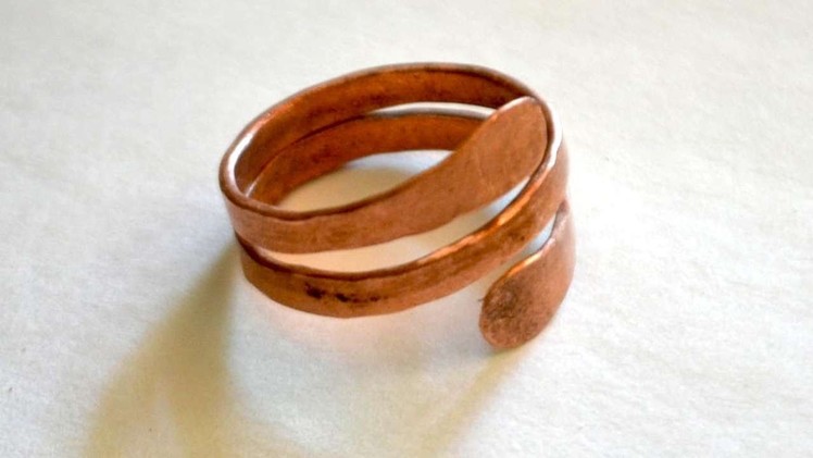 How To Make A Hammered Mens Copper Ring - DIY Style Tutorial - Guidecentral