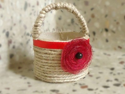 How To Make A Tissue Paper Roll  Basket - DIY Home Tutorial - Guidecentral