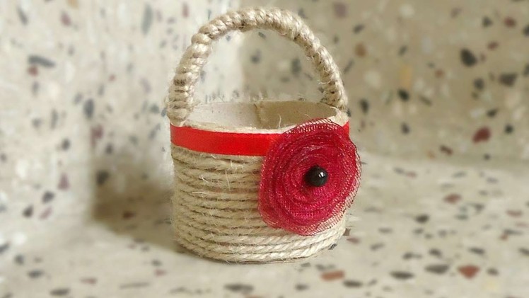 How To Make A Tissue Paper Roll  Basket - DIY Home Tutorial - Guidecentral