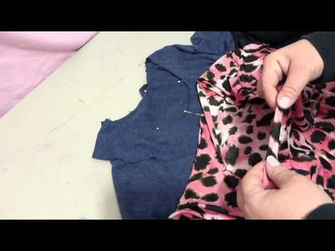 How to sew make a facing pattern for your garments