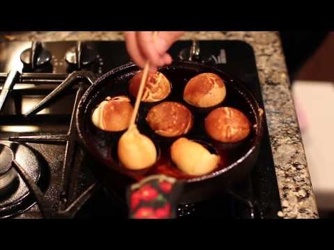 How To Use an Aebleskiver Pan the correct way
