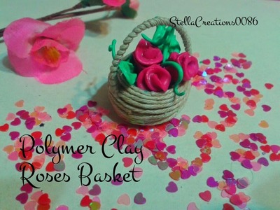 Polymer Clay-Flower Basket