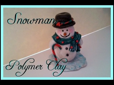 Snowman-Polymer clay