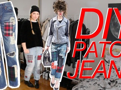 12 DAYS OF DIY | Patch Jeans inspired by Junya Watanabe