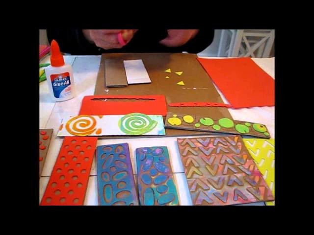 Art Journal - How to make Foam Stamps