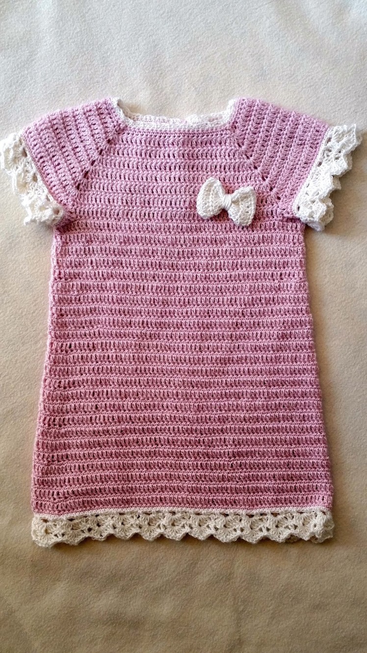 Crochet christening dress - dress for baptism - Part 2. 6 by BerlinCrochet