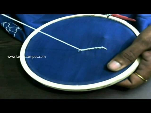 Embroidery Stitches | Tutorial | DIY | Learn how to make Stitch No 8 Outline stitch by hand