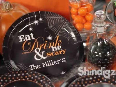Halloween Decorations - Personalized Paper Party Supplies - Shindigz