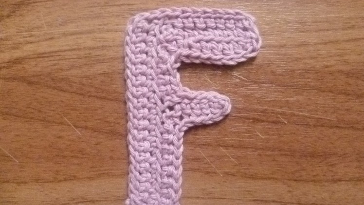 How To Crochet Alphabet Letter F - DIY Crafts Tutorial - Guidecentral