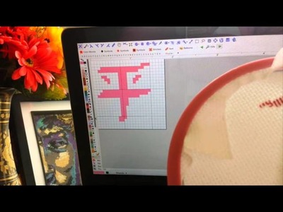 How to follow a cross stitch pattern
