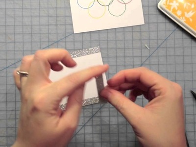 How to make a card from start to finish with an Olympic theme! { Lawn Fawn }
