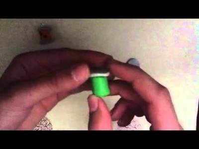 How to make a polymer clay spool of thread charm