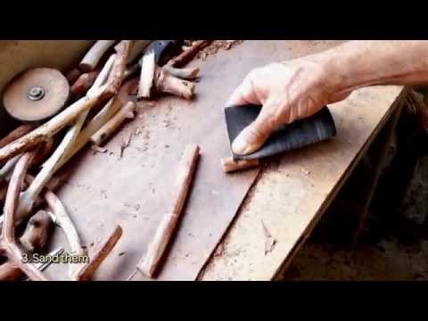 How To Make Long Rustic Wooden Buttons - DIY  Tutorial - Guidecentral