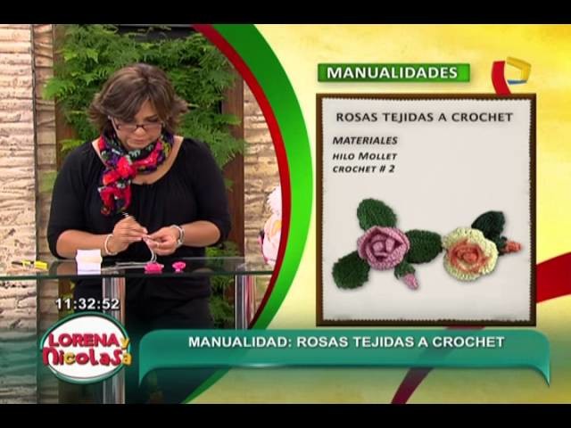 Patty Malatesta: rosas tejidas a crochet