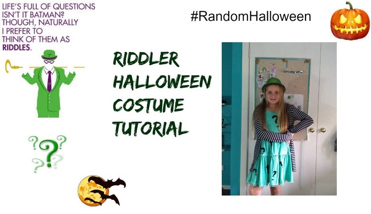 Riddler Costume Halloween Tutorial (DIY)