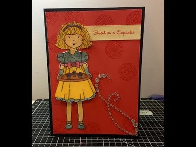 CTMH Birthday Card using Paper Doll Stamp