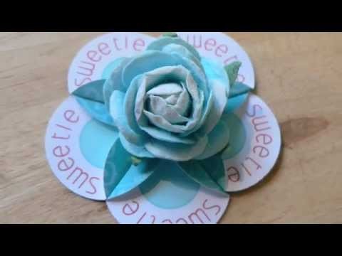 Cute paper flowers using Printables