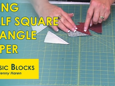 Half Square Triangles with Triangle Paper