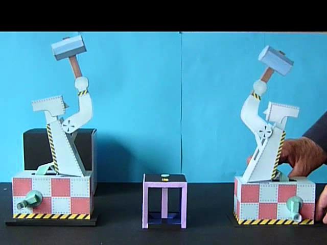 "Hammerbot" a hammer robot as a paper model