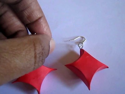 Handmade Jewelry - Paper Gift Box Earrings