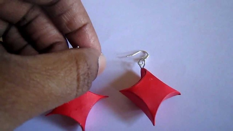 Handmade Jewelry - Paper Gift Box Earrings