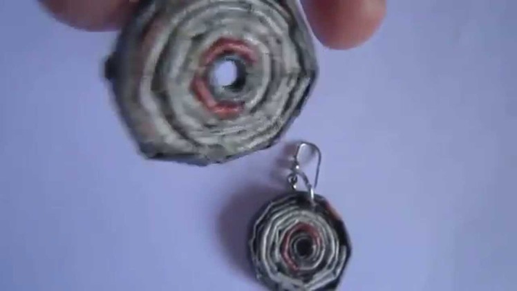 Handmade Rolled Paper Earings