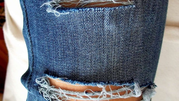 How To Changing The Style Of Old Jeans - DIY  Tutorial - Guidecentral