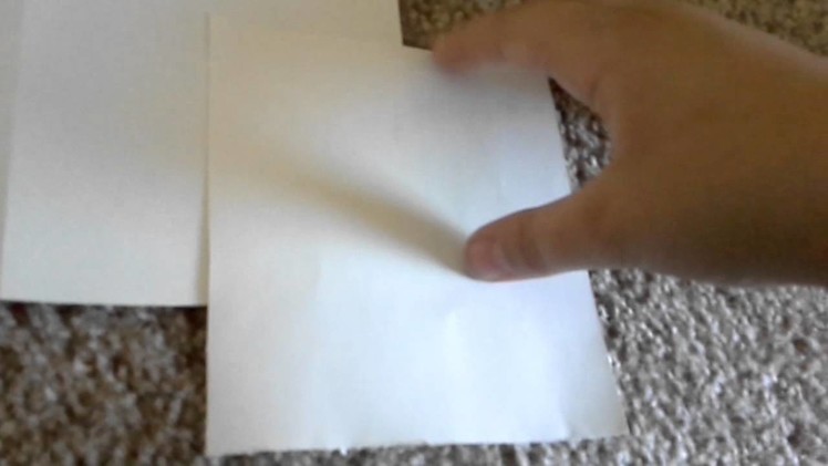 How to make a book out of paper part 1