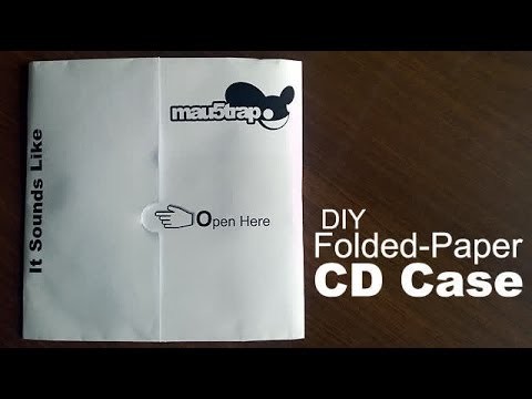 How to Make a Folded-Paper CD Case?