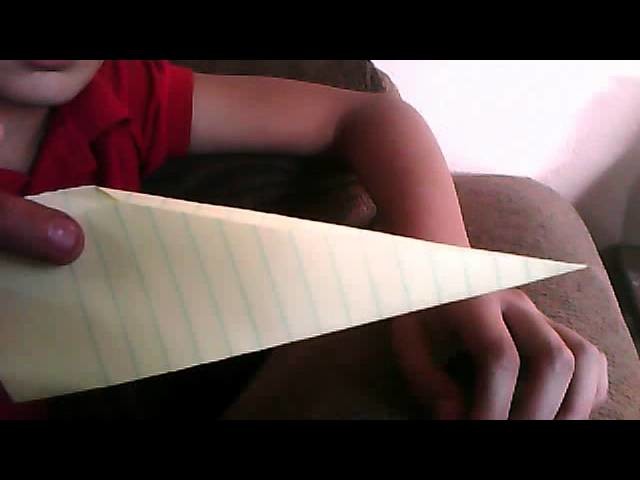 How to make a mini paper airplane
