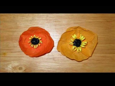 How to Make a Paper Poppy