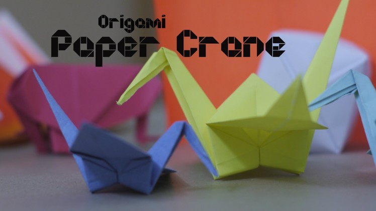 How to make Origami Paper Crane - By Origami Artists