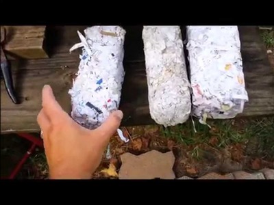 How to Make Paper Bricks With Shredded Paper