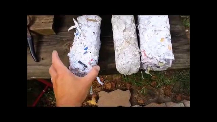 How to Make Paper Bricks With Shredded Paper