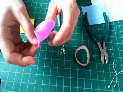 How to make paper flower (foxglove)
