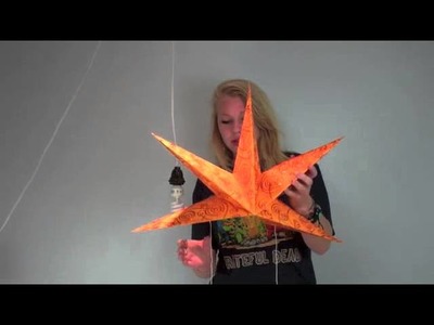 Light Up Like a Shining Star!  How to Assemble a Paper Star Lantern