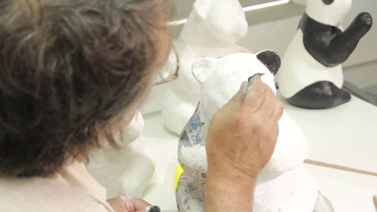 "Made-in-Hong Kong" Limited Edition Paper Mache Panda Workshop
