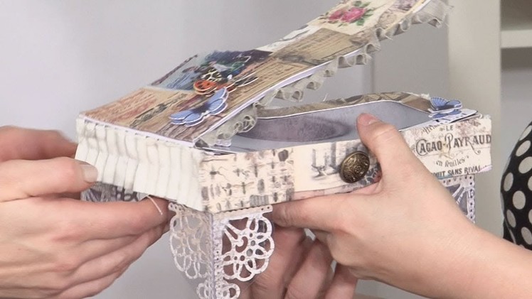Making A Paper Piano Trinket Box  | docrafts Creativity TV