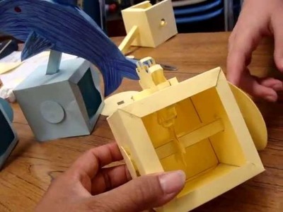 Paper Automata (AKA Paper Gears : Japanese Karakuri)