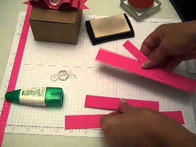Paper Bow with Kraft Box