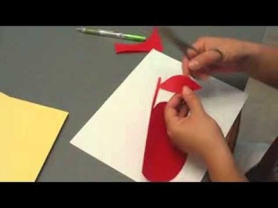 Paper Cutting How-To (3) How to cut an apple