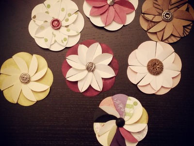 Paper Flower from Circle Punch