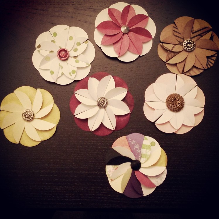 Paper Flower from Circle Punch