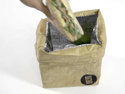 Re-usable Brown Paper Bag Lunch Box