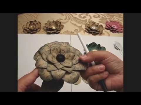 RECYCLE IDEAS: PAPER FLOWERS