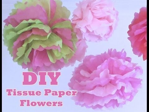 Retro Craft: Tissue Paper Flower Balls
