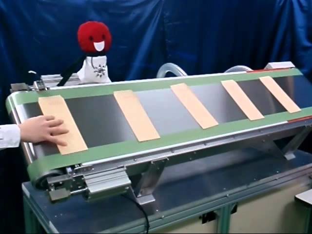 Steel Belt Vacuum Conveyor - Processing on Paper - Paper Envelop .wmv